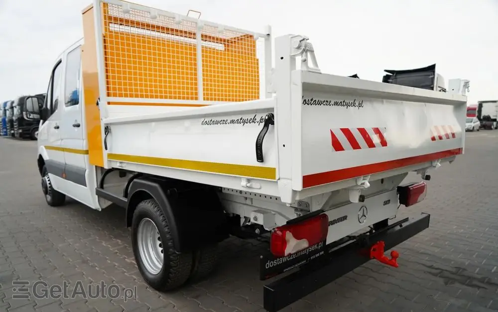 MERCEDES-BENZ SPRINTER  513 / WYWROTKA / BRYGADÓWKA / 7  MIEJSC / BLIŹNIAK / MANUAL / SPROWADZONY 