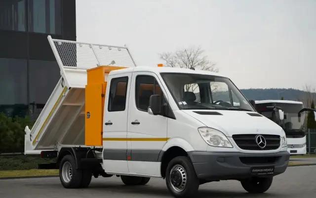 MERCEDES-BENZ SPRINTER  513 / WYWROTKA / BRYGADÓWKA / 7  MIEJSC / BLIŹNIAK / MANUAL / SPROWADZONY 