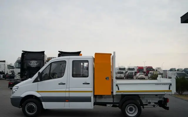 MERCEDES-BENZ SPRINTER  513 / WYWROTKA / BRYGADÓWKA / 7  MIEJSC / BLIŹNIAK / MANUAL / SPROWADZONY 