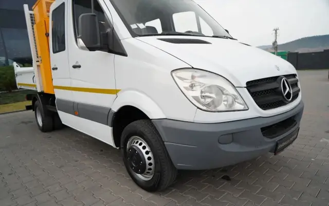 MERCEDES-BENZ SPRINTER  513 / WYWROTKA / BRYGADÓWKA / 7  MIEJSC / BLIŹNIAK / MANUAL / SPROWADZONY 