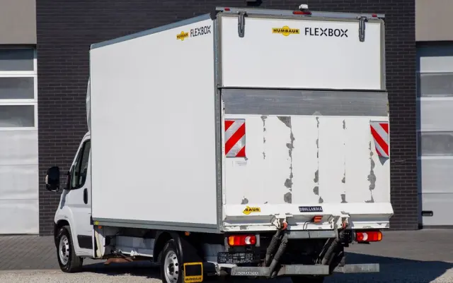 FIAT Ducato 2.3 KONTENER + WINDA dHollandia 750kg 