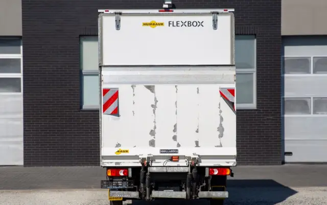 FIAT Ducato 2.3 KONTENER + WINDA dHollandia 750kg 