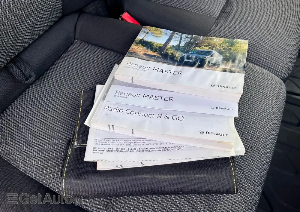 RENAULT MASTER 2.3 136KM / SALON POLSKA / BEZWYPADKOWY / PIERWSZY WŁAŚCICIEL 