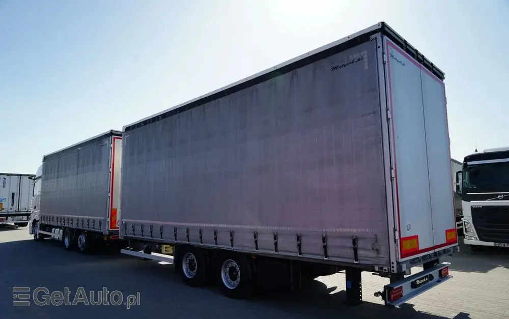MERCEDES-BENZ ACTROS 2545 / ZESTAW TANDEM 120 M3 / PRZEJAZDOWY / GIGA SPACE / 2020 - 