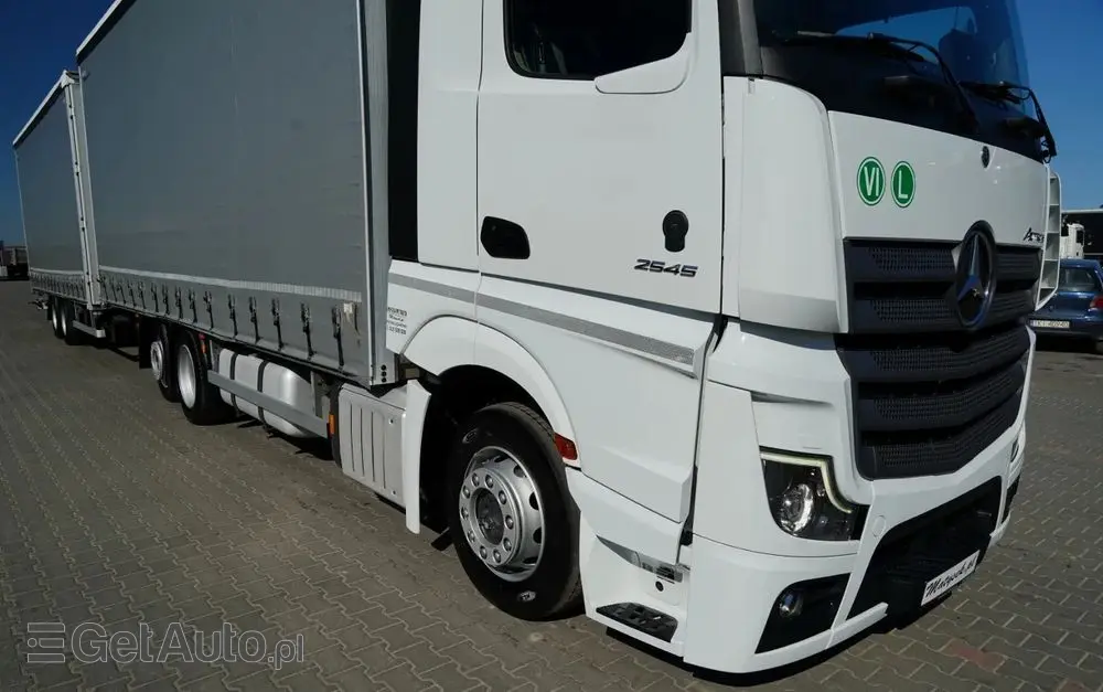 MERCEDES-BENZ ACTROS 2545 / ZESTAW TANDEM 120 M3 / PRZEJAZDOWY / GIGA SPACE / 2020 - 