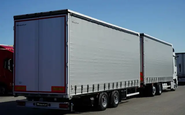 MERCEDES-BENZ ACTROS 2545 / ZESTAW TANDEM 120 M3 / PRZEJAZDOWY / GIGA SPACE / 2020 - 