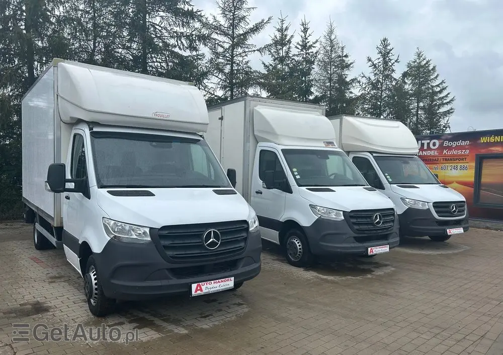 MERCEDES-BENZ Sprinter 514 kontener+winda 