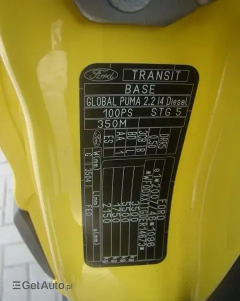 FORD TRANSIT SKRZYNIA 