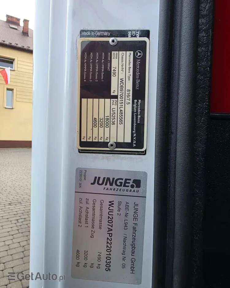 MERCEDES-BENZ Atego 816 