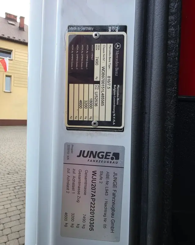 MERCEDES-BENZ Atego 816 