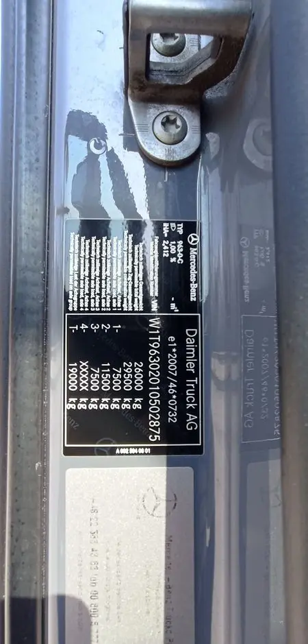 MERCEDES-BENZ Actros 2545 6x2 Chłodnia 22 palety 