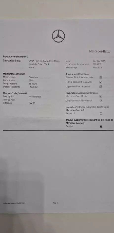 MERCEDES-BENZ CLA 180 d AMG Line