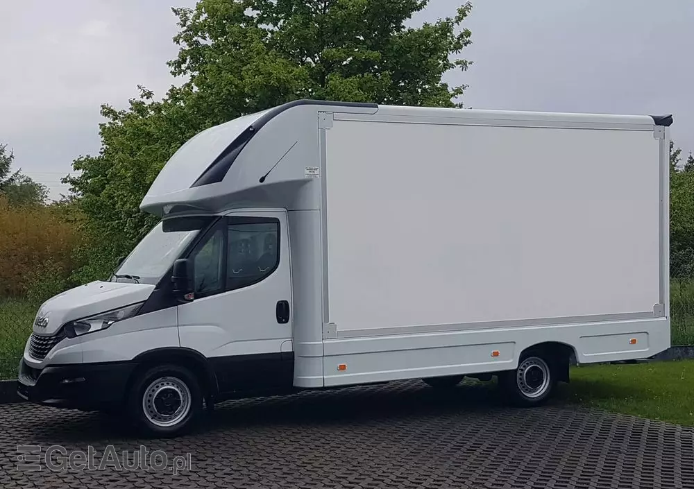 IVECO DAILY KONTENER NISKOPODŁOGOWY 4,43x2,23x2,42 SKLEP BAR FOODTRUCK KAMPER KLIMA 