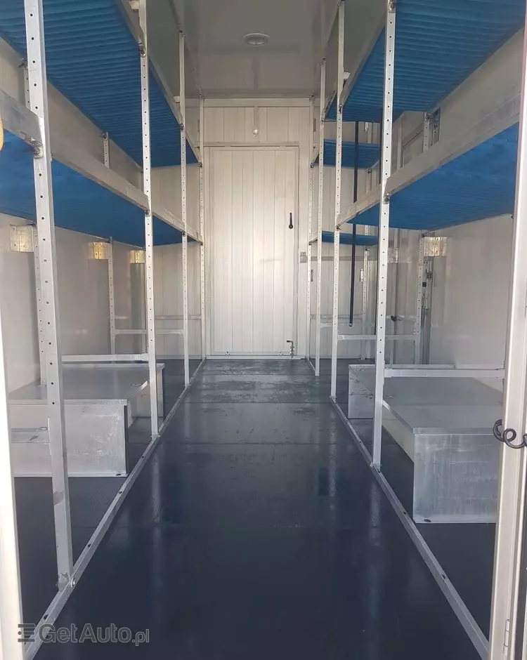 IVECO DAILY KONTENER NISKOPODŁOGOWY 4,43x2,23x2,42 SKLEP BAR FOODTRUCK KAMPER KLIMA 