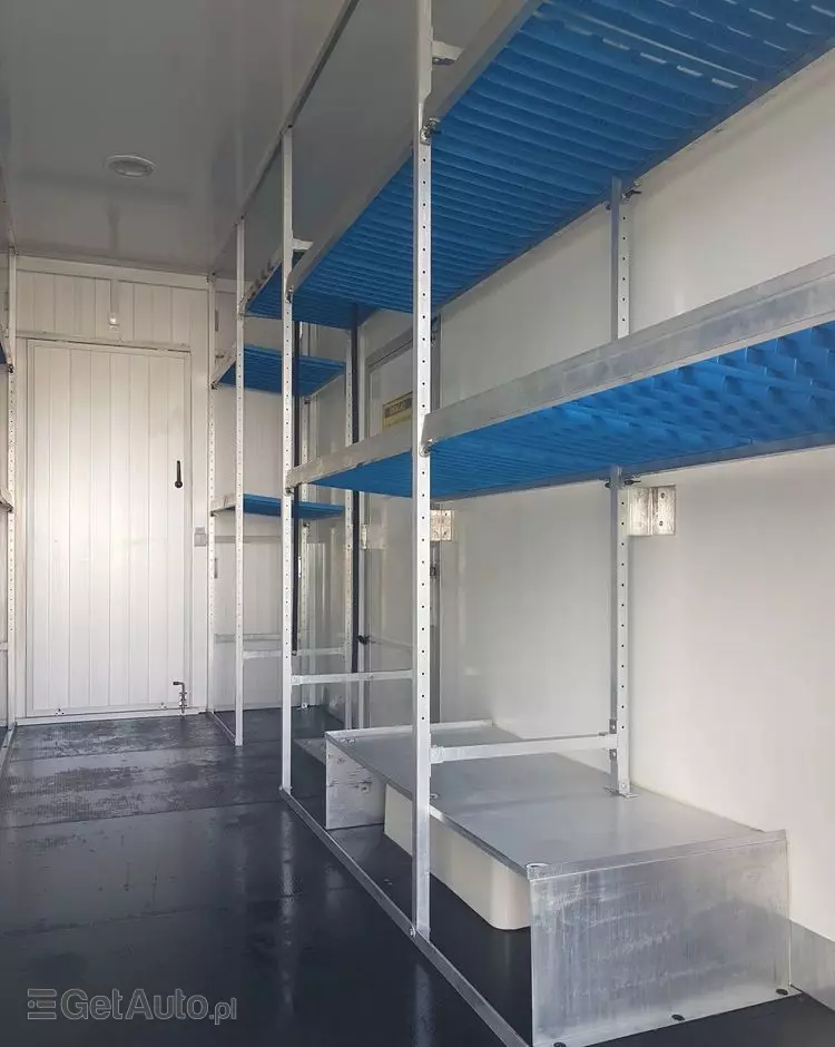 IVECO DAILY KONTENER NISKOPODŁOGOWY 4,43x2,23x2,42 SKLEP BAR FOODTRUCK KAMPER KLIMA 