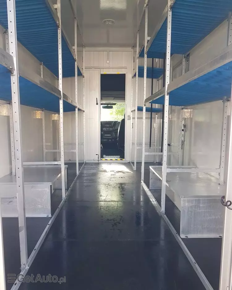 IVECO DAILY KONTENER NISKOPODŁOGOWY 4,43x2,23x2,42 SKLEP BAR FOODTRUCK KAMPER KLIMA 