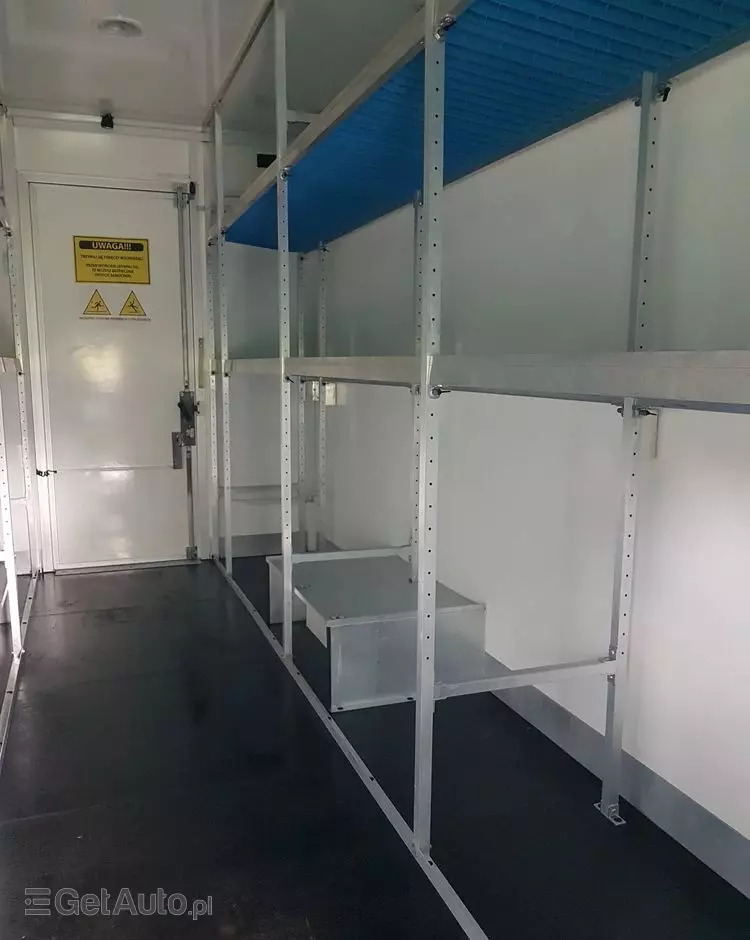 IVECO DAILY KONTENER NISKOPODŁOGOWY 4,43x2,23x2,42 SKLEP BAR FOODTRUCK KAMPER KLIMA 