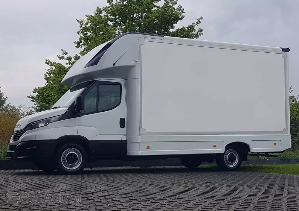 IVECO DAILY KONTENER NISKOPODŁOGOWY 4,43x2,23x2,42 SKLEP BAR FOODTRUCK KAMPER KLIMA 