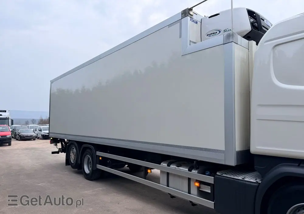 SCANIA Scania G 490 / CHŁODNIA + WINDA / 23 PALETY / EURO6 / OŚ SKRĘTNA / CARRIER 850 / ASO 