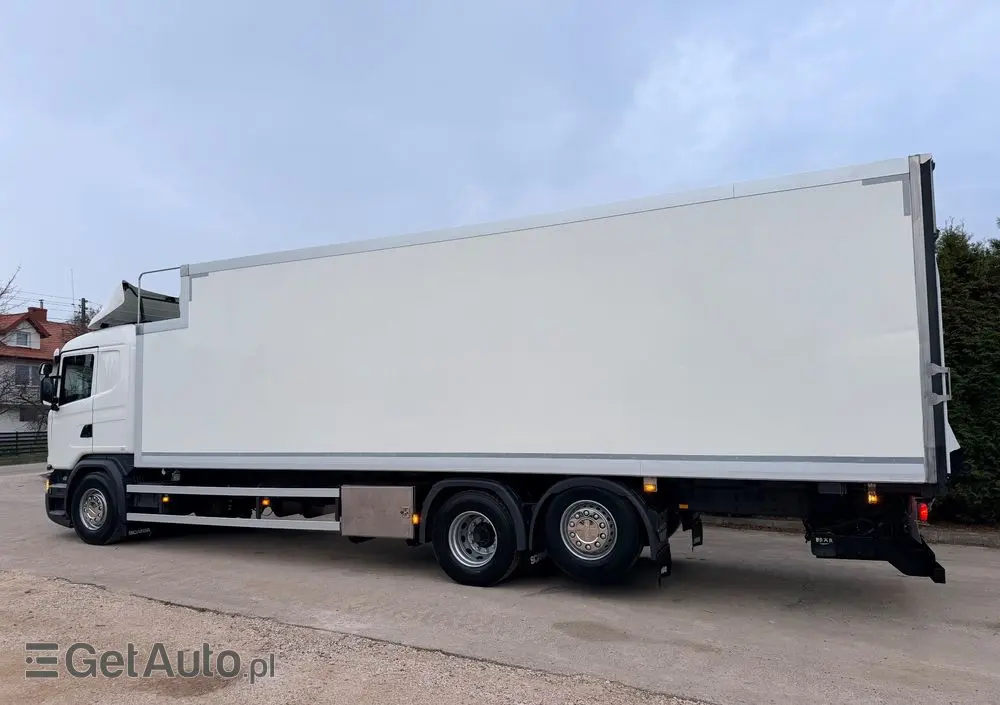 SCANIA Scania G 490 / CHŁODNIA + WINDA / 23 PALETY / EURO6 / OŚ SKRĘTNA / CARRIER 850 / ASO 