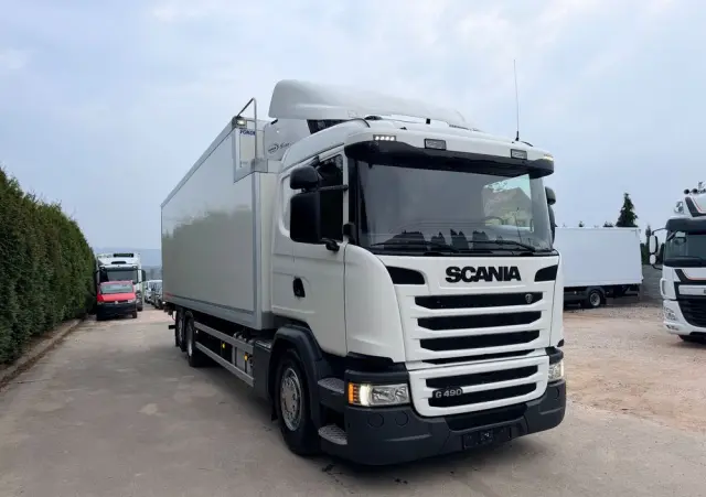 SCANIA Scania G 490 / CHŁODNIA + WINDA / 23 PALETY / EURO6 / OŚ SKRĘTNA / CARRIER 850 / ASO 