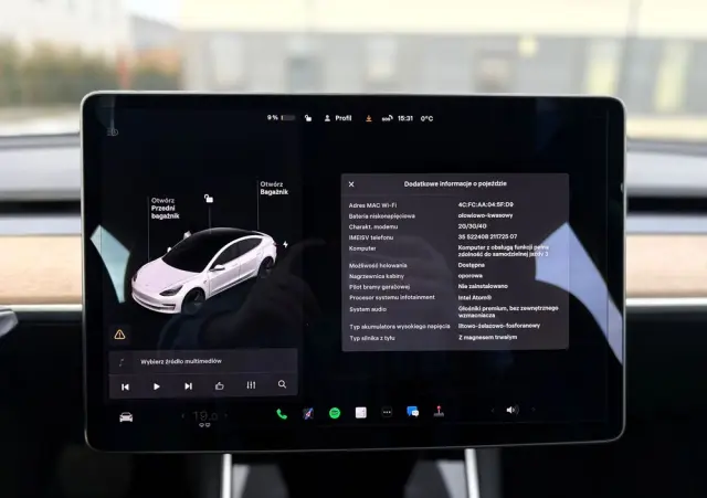 TESLA Model 3 Langstreckenbatterie Hinterradantrieb