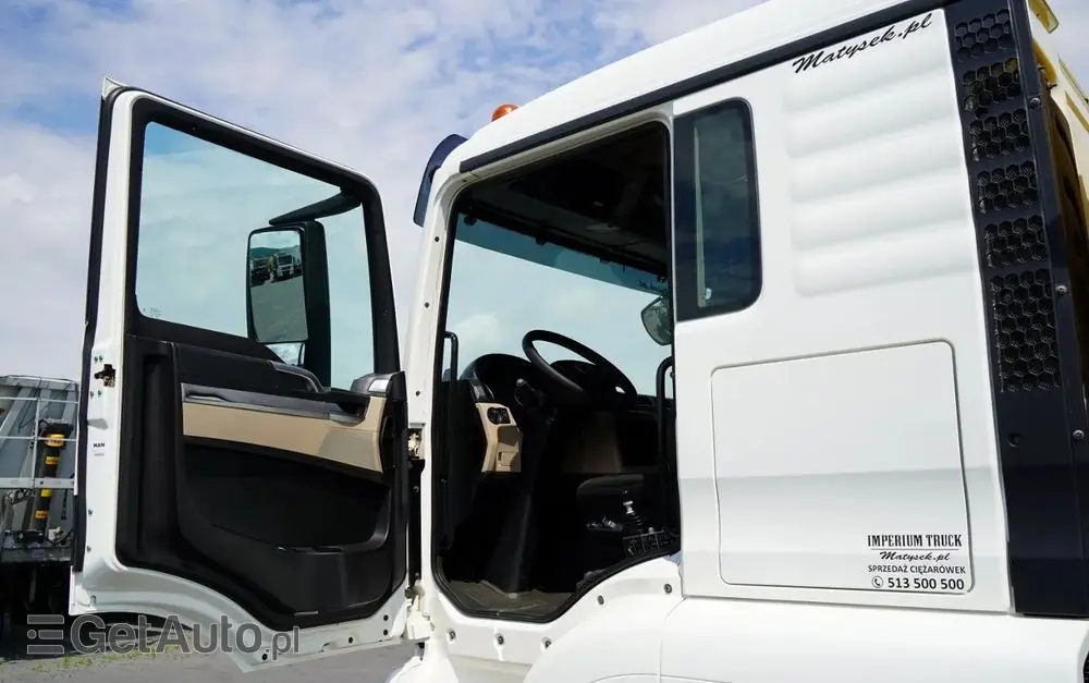 MAN TGS 41.460 / 8x4 / WYWROTKA / 2 STRONNA / BORDMATIC / HYDROBURTA / MEILLER KIPER /  / OPONY 100% / EURO 6 / 2017 R / SPROWADZONA 
