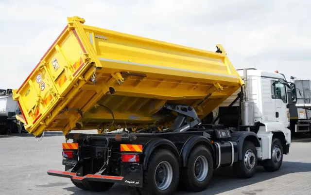 MAN TGS 41.460 / 8x4 / WYWROTKA / 2 STRONNA / BORDMATIC / HYDROBURTA / MEILLER KIPER /  / OPONY 100% / EURO 6 / 2017 R / SPROWADZONA 