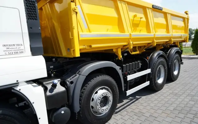 MAN TGS 41.460 / 8x4 / WYWROTKA / 2 STRONNA / BORDMATIC / HYDROBURTA / MEILLER KIPER /  / OPONY 100% / EURO 6 / 2017 R / SPROWADZONA 