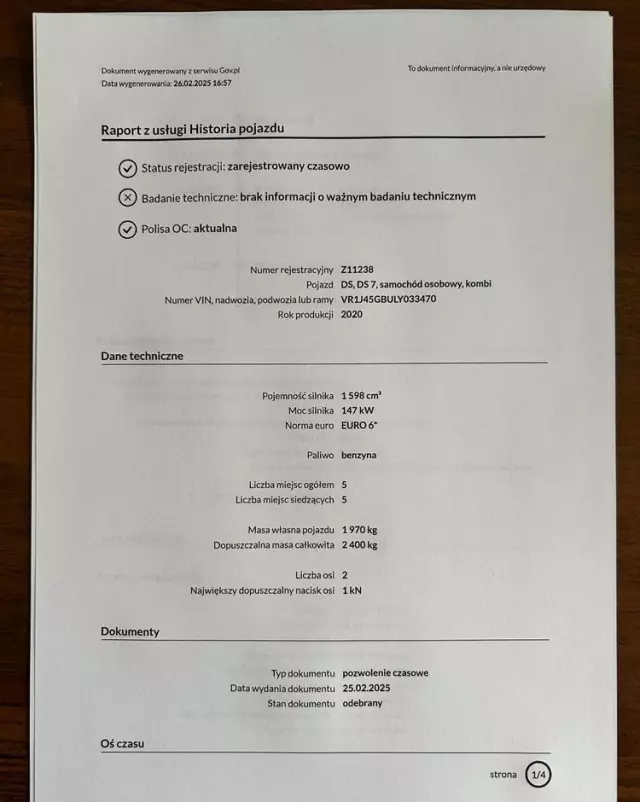 DS AUTOMOBILES DS 7 Crossback 1.6 E-Tense 4x4 Performance Line