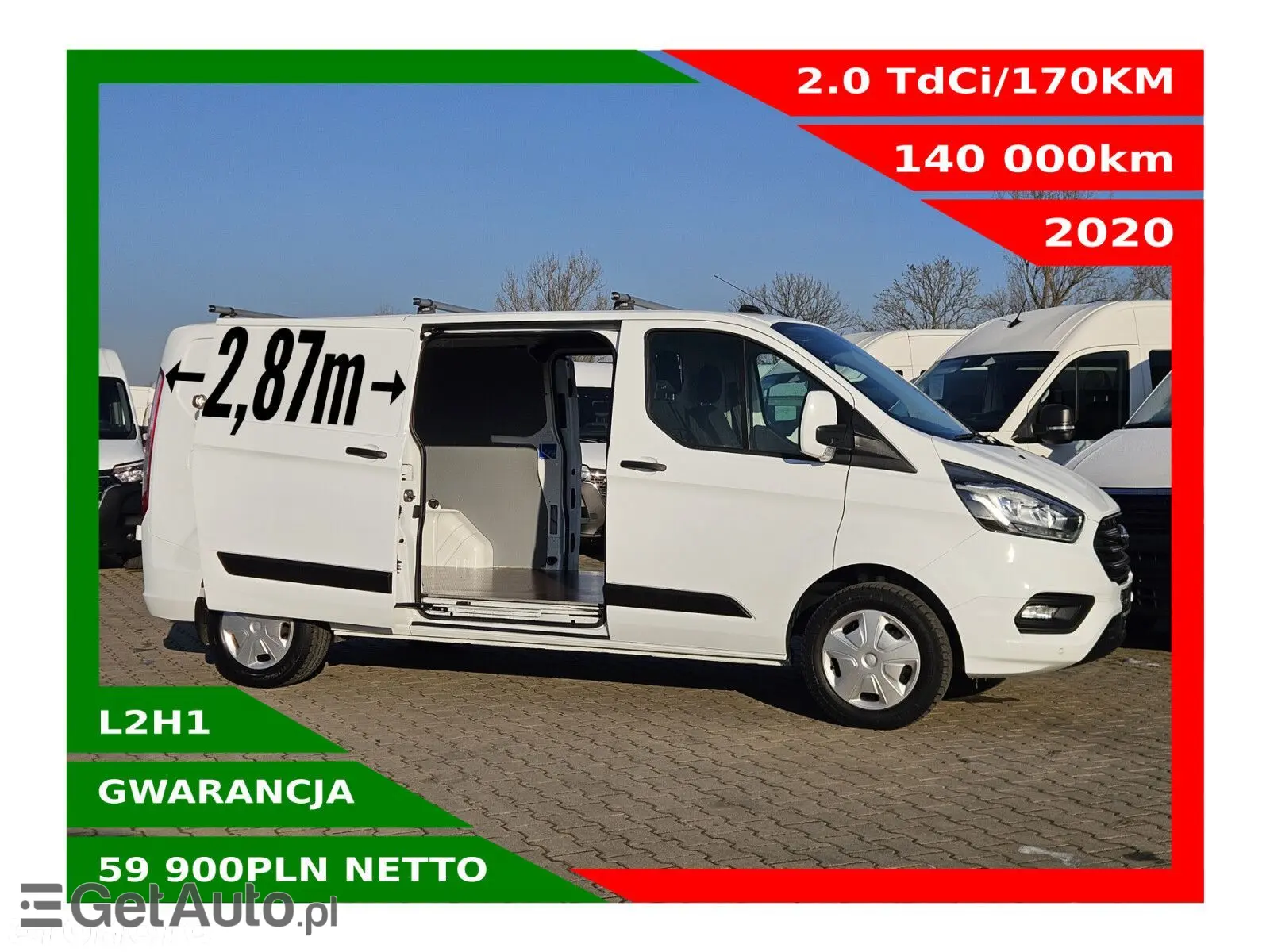 FORD Transit Custom L2 Trail