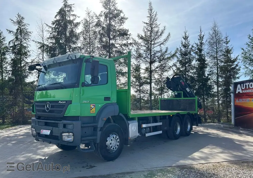 MERCEDES-BENZ Axor 2636 HDS HIAB 144E-3 HIDUO 