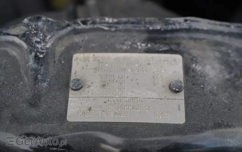 FIAT DUCATO / KONTENER / WINDA 750 KG / DMC: 3500 KG / MANUAL / 2016 ROK 