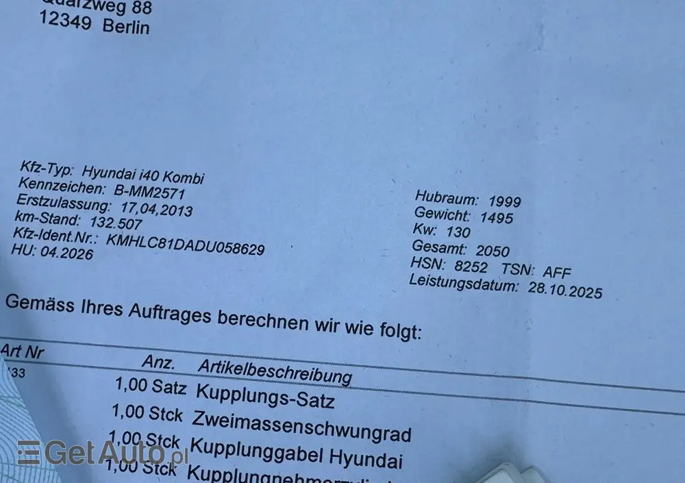 HYUNDAI I40 2.0 Premium