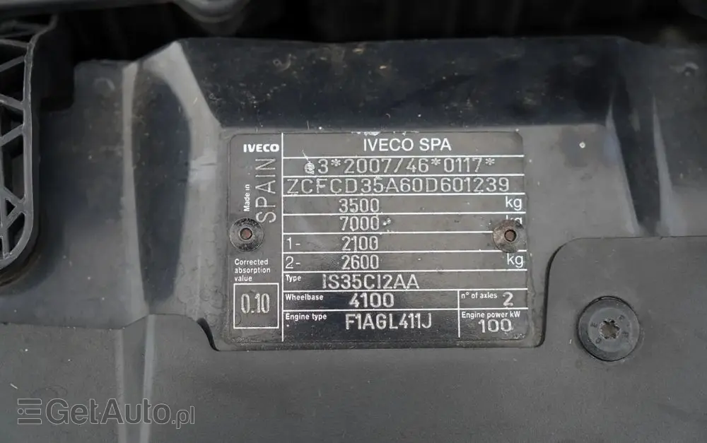 IVECO DAILY 35-140 / KONTENER 4,2 M / WINDA / BLIŹNIAK   DMC: 3500 KG / SPROWADZONY 