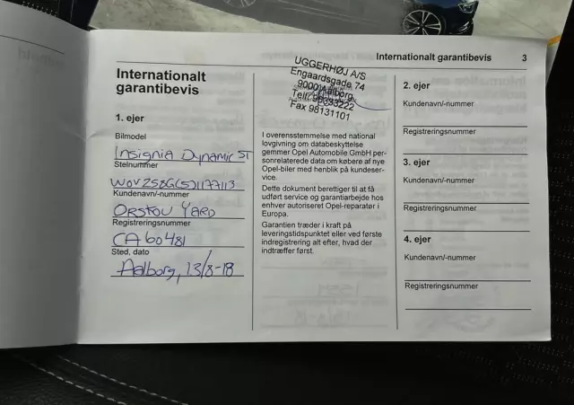 OPEL Insignia Grand Sport2.0 Direct InjTurbo 4x4 Dynamic