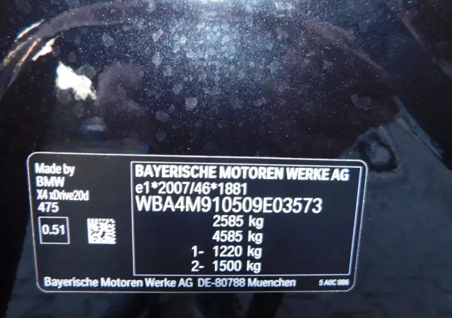 BMW X4 XDrive20d xLine sport