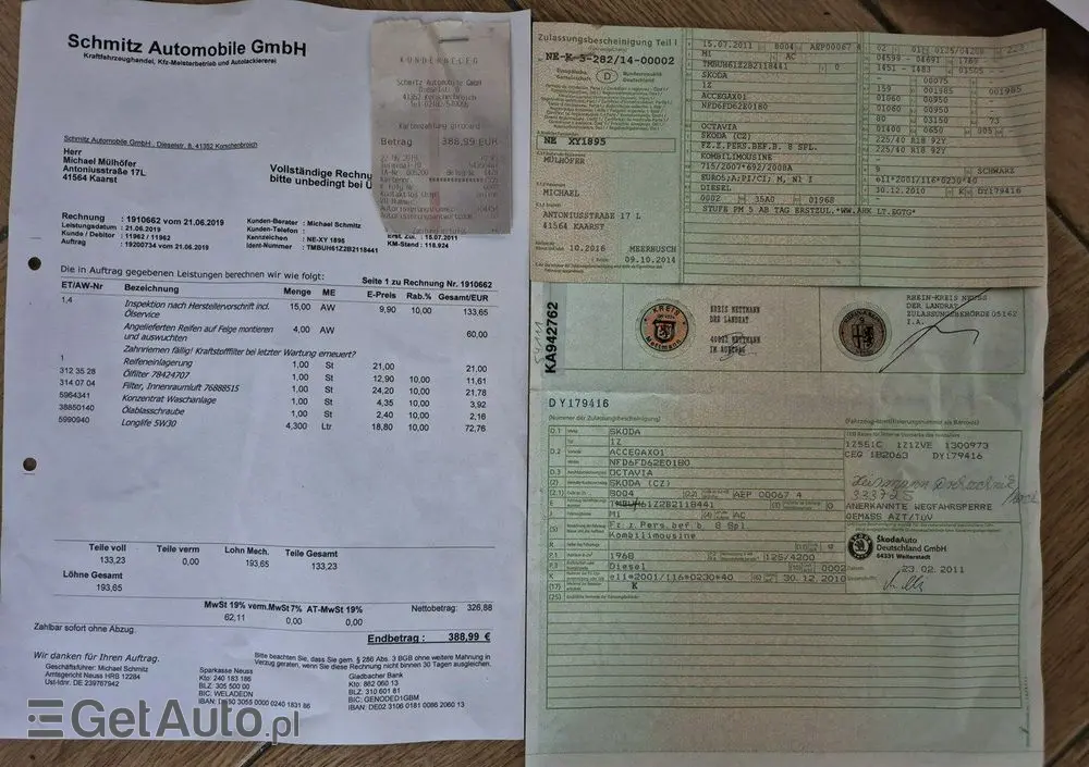 SKODA Octavia Combi 2.0 TDI CR DPF DSG RS