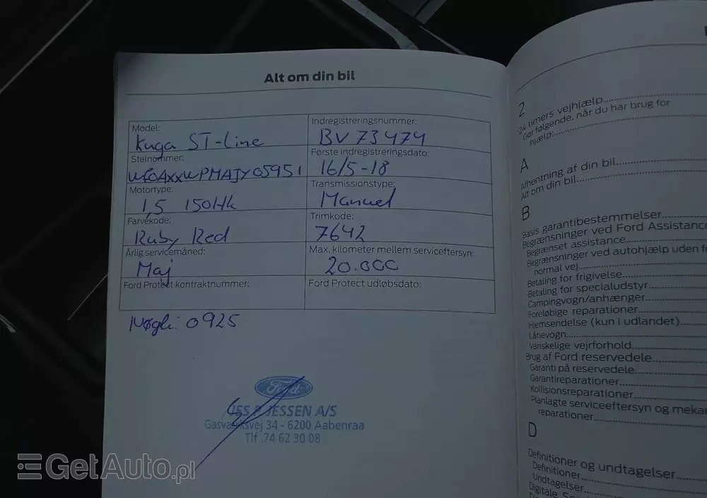 FORD Kuga 1.5 EcoBoost FWD ST-Line ASS