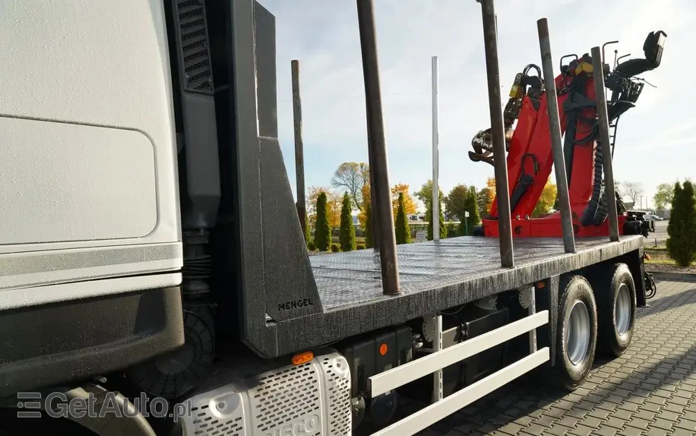 IVECO STRALIS  560 / 6X4 / DO DREWNA / DO DRZEWA / DO LASU /  HDS PALFINGER EPSILON  / UDŹWIG - 5 250 KG 