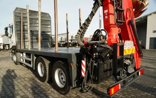 IVECO STRALIS  560 / 6X4 / DO DREWNA / DO DRZEWA / DO LASU /  HDS PALFINGER EPSILON  / UDŹWIG - 5 250 KG 