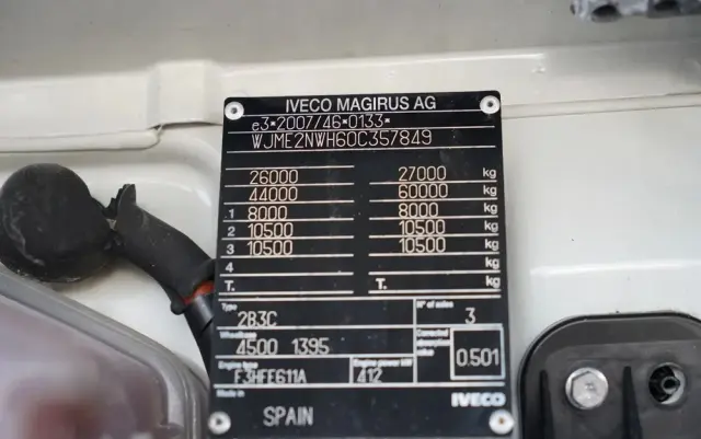 IVECO STRALIS  560 / 6X4 / DO DREWNA / DO DRZEWA / DO LASU /  HDS PALFINGER EPSILON  / UDŹWIG - 5 250 KG 