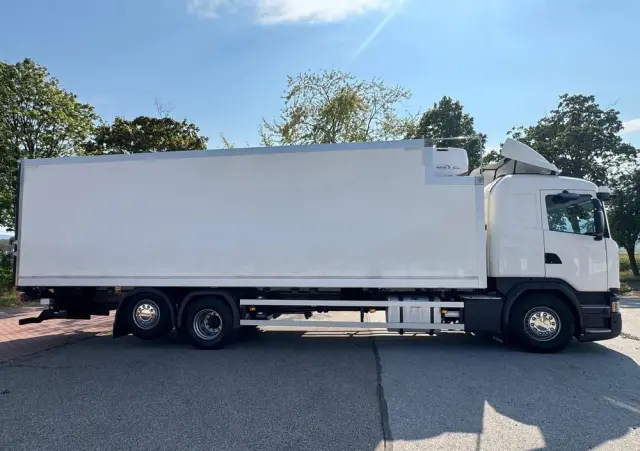 SCANIA Scania G 490 / CHŁODNIA + WINDA / 23 PALETY / EURO6 / OŚ SKRĘTNA / CARRIER 850 / ASO 