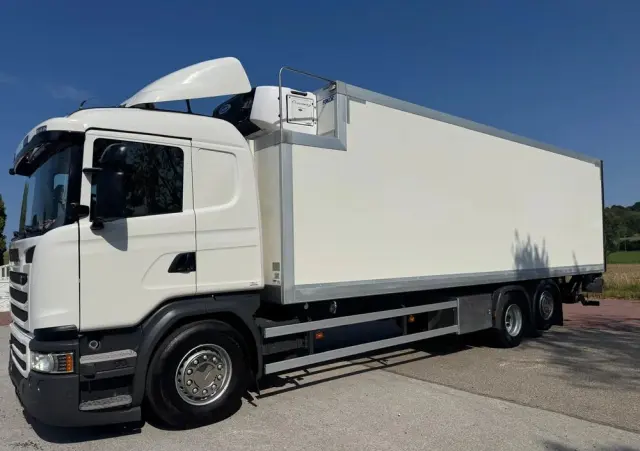 SCANIA Scania G 490 / CHŁODNIA + WINDA / 23 PALETY / EURO6 / OŚ SKRĘTNA / CARRIER 850 / ASO 