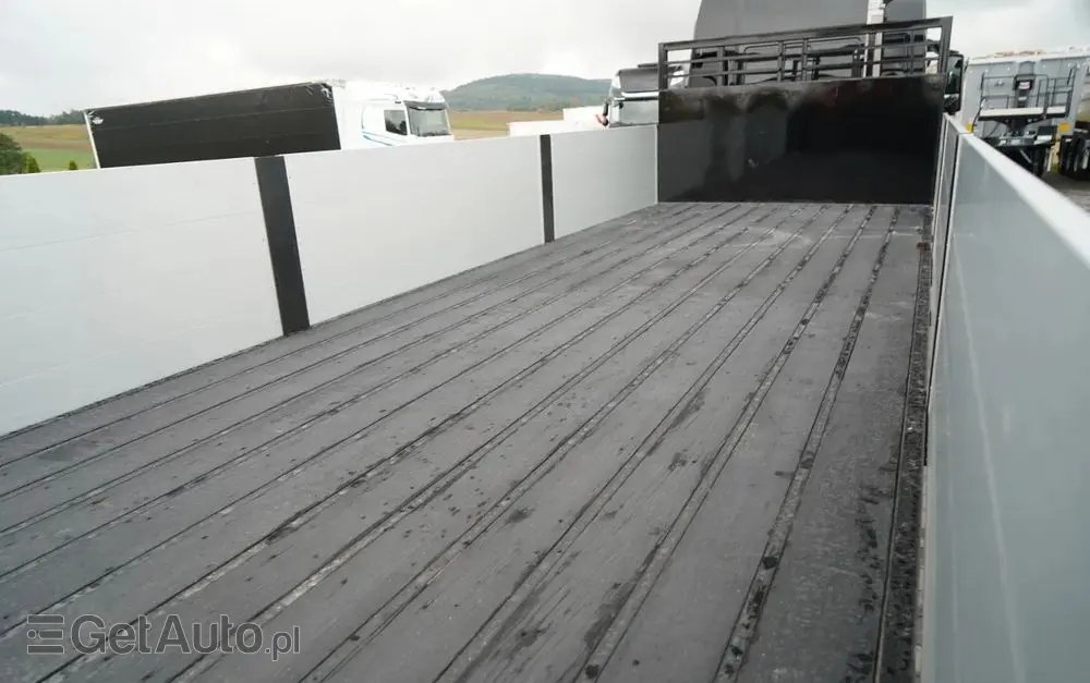 MAN TGS 26.440 / 6X2 / SKRZYNIOWY 7,5 M / OŚ PODNOSZONA  + HDS PALFINGER PK 18002  / MAX UDŹWIG: 6 000 KG / STEROWANIE RADIOWE / ROTATOR / KLIMA POSTOJOWA /  MANUAL / EURO 6 