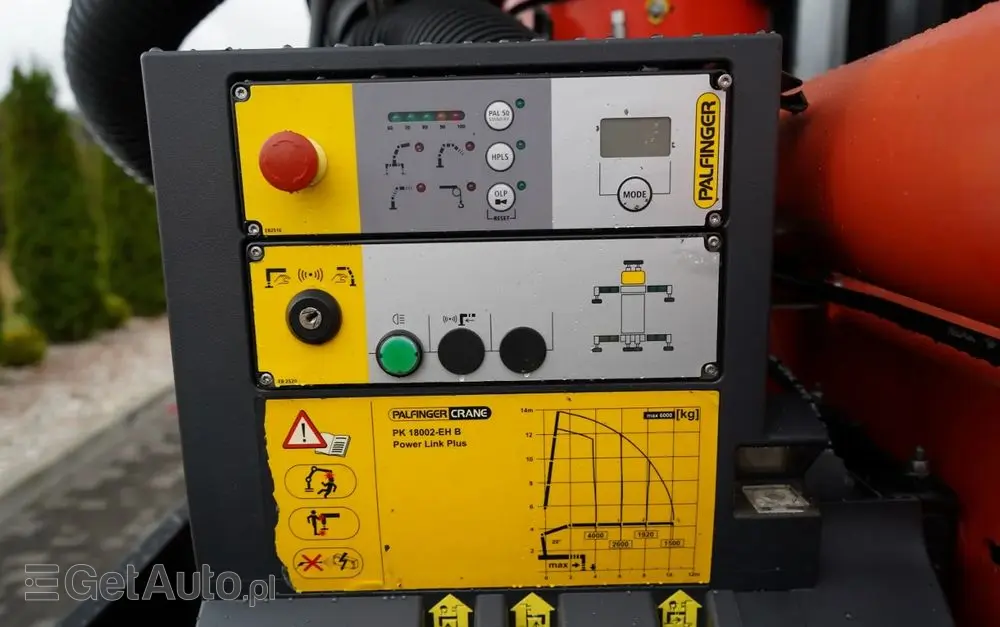 MAN TGS 26.440 / 6X2 / SKRZYNIOWY 7,5 M / OŚ PODNOSZONA  + HDS PALFINGER PK 18002  / MAX UDŹWIG: 6 000 KG / STEROWANIE RADIOWE / ROTATOR / KLIMA POSTOJOWA /  MANUAL / EURO 6 