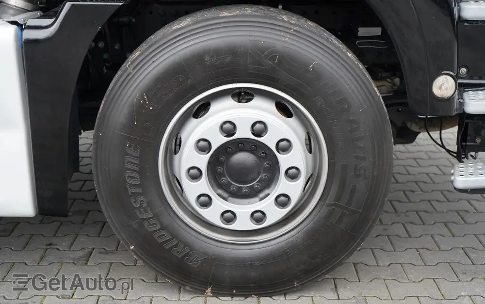 MAN TGS 26.440 / 6X2 / SKRZYNIOWY 7,5 M / OŚ PODNOSZONA  + HDS PALFINGER PK 18002  / MAX UDŹWIG: 6 000 KG / STEROWANIE RADIOWE / ROTATOR / KLIMA POSTOJOWA /  MANUAL / EURO 6 