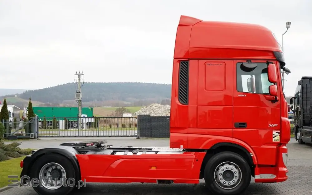 DAF XF 480 / SUPER SPACE CAB / RETARDER /  KLIMA POSTOJOWA / 