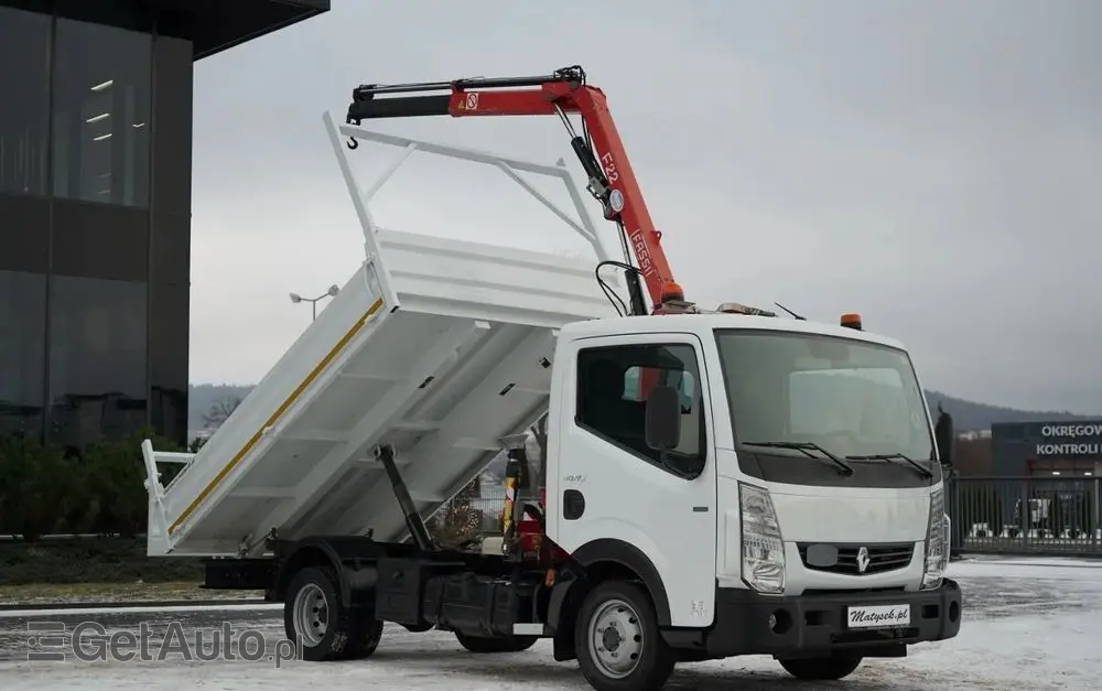 RENAULT MAXITY 140 DXI / WYWROTKA /+ HDS FASSI F22A / 995 KG UDŹWIG / WYSÓW 5,5 M / SPROWADZONY 