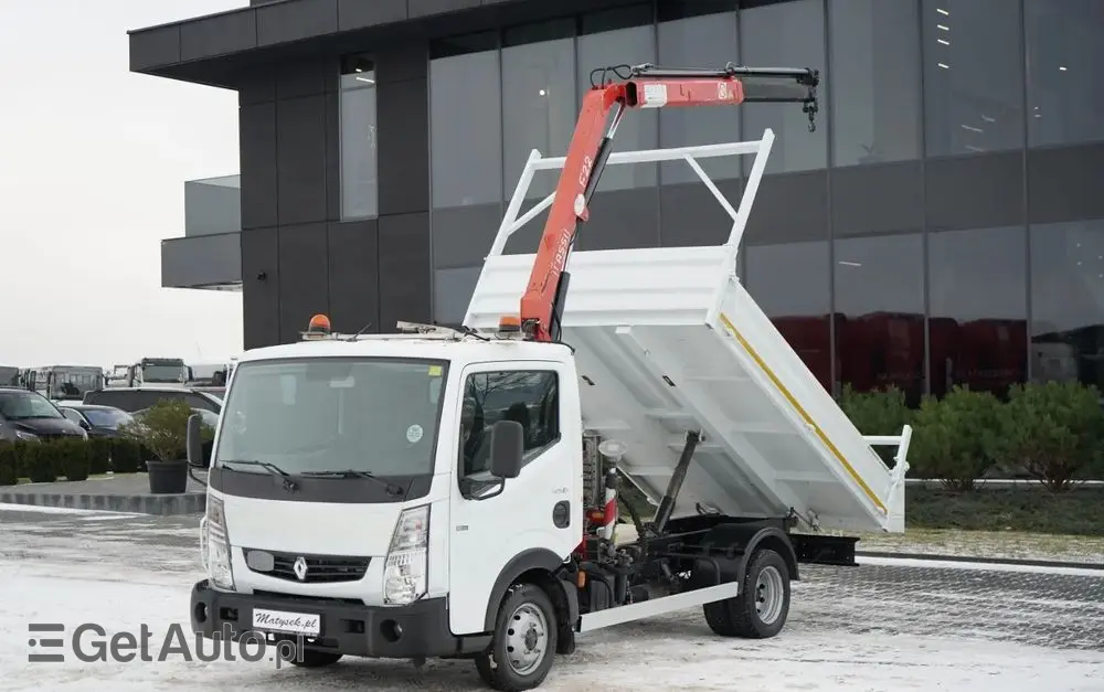 RENAULT MAXITY 140 DXI / WYWROTKA /+ HDS FASSI F22A / 995 KG UDŹWIG / WYSÓW 5,5 M / SPROWADZONY 